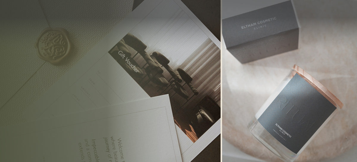 Eltham Cosmetic Clinic gift voucher and Ritual signature candle
