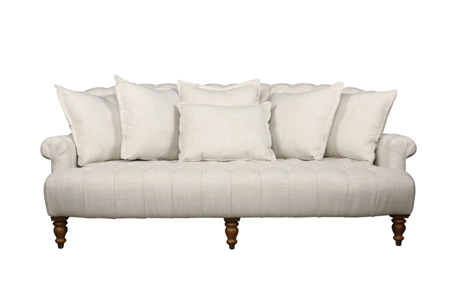 Ariane 3-Seater Linen Couch from Early Settler
