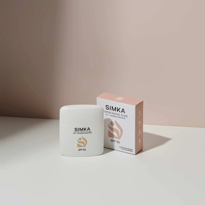 Simka - Tinted Facial Fluid SPF 50